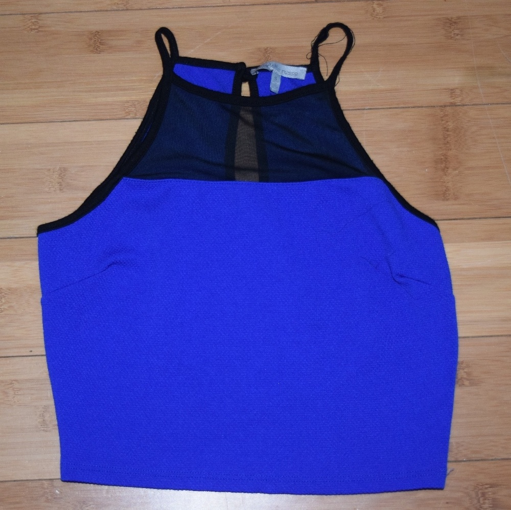 Vibrant Blue Crop Top